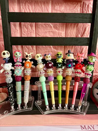 Image 1 of Nightmare Before Christmas Bling Beaded Pens – Handmade & Limited Edition