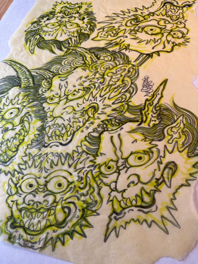 Image of Oni marker sketch 2022