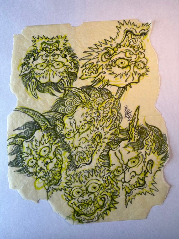 Image of Oni marker sketch 2022