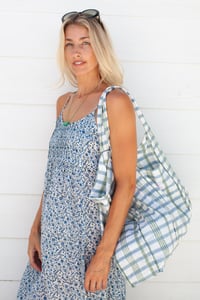 Image 3 of Amanda Dress Blue Small Multi