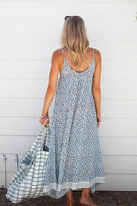 Image 4 of Amanda Dress Blue Small Multi