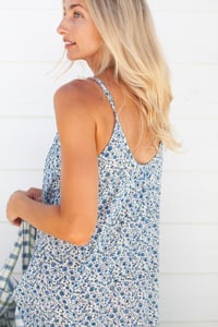 Image 8 of Amanda Dress Blue Small Multi