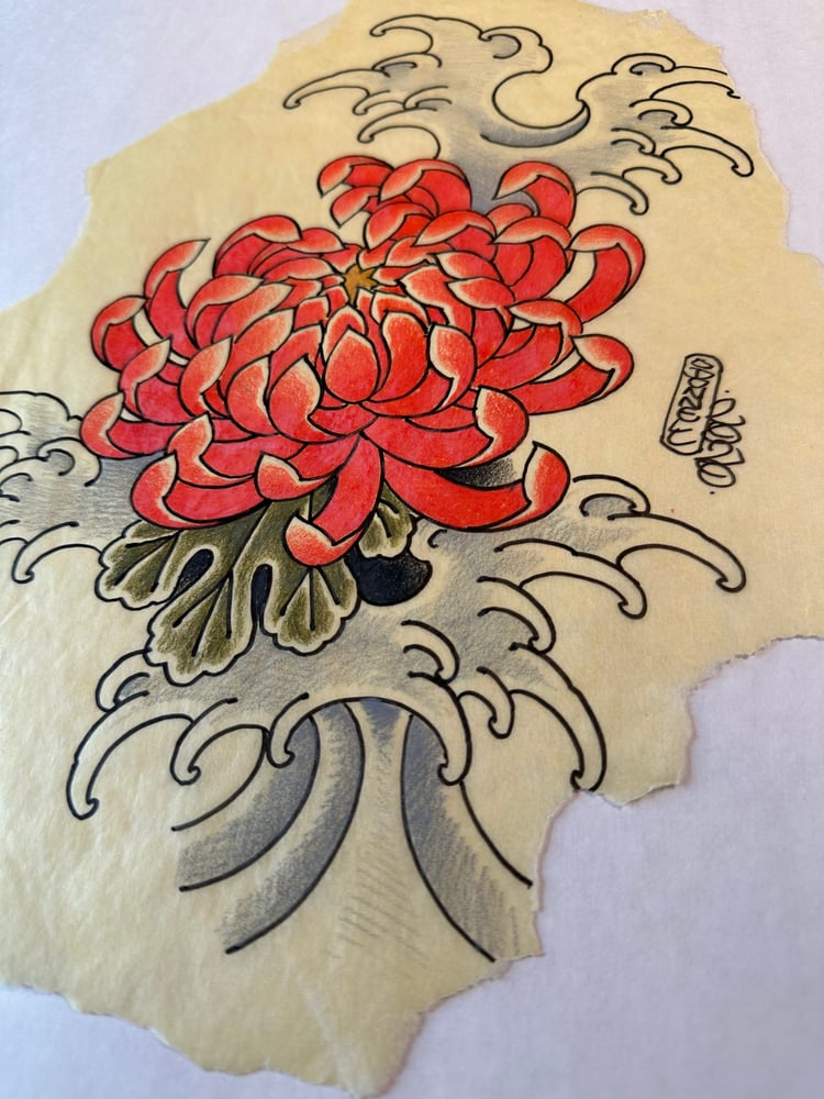 Image of Chrysanthemum and water 2020