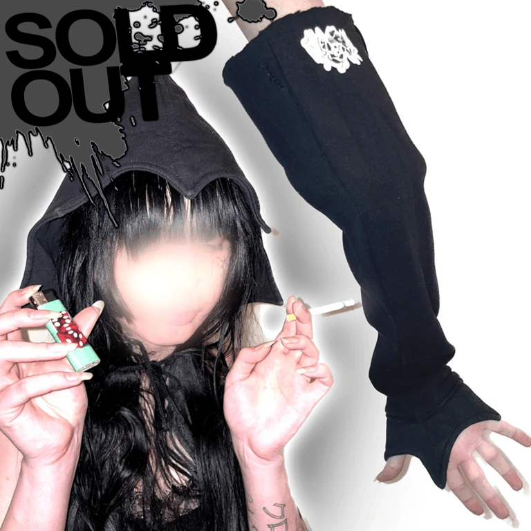 SPAZZ® night creeper hood + sleeve SET (custom 1of)