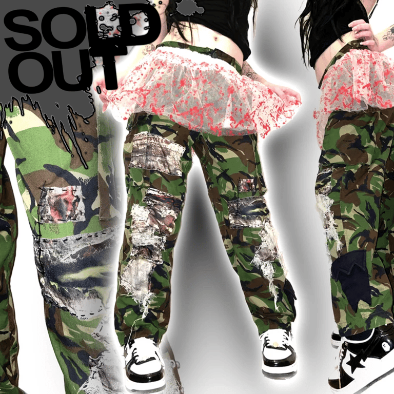 SPAZZ® postapo crust punK pants (custom 1of1)