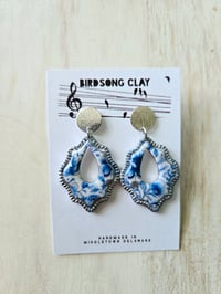 Vintage China Dangles Silver