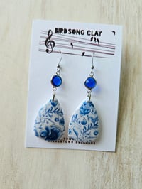 Vintage China Teardrop Dangles