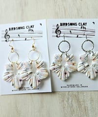 Pastel Flower Pattern Dangles