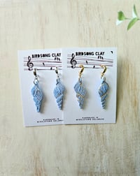 Beachy Blue Shell Dangles