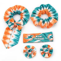 Image 1 of MIAMI DOLPHINS INSPIRED HAIR STYLING SET 100PC