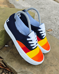 Rainbow Toe Authentic Vans