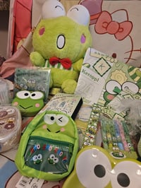 Image 4 of Keroppi Plushy Backpack Bundle 
