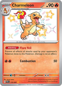 Charmeleon - 110/091 - SV: Paldean Fates - Near Mint