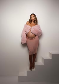 Image 5 of Faux fur coat