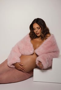 Image 8 of Faux fur coat