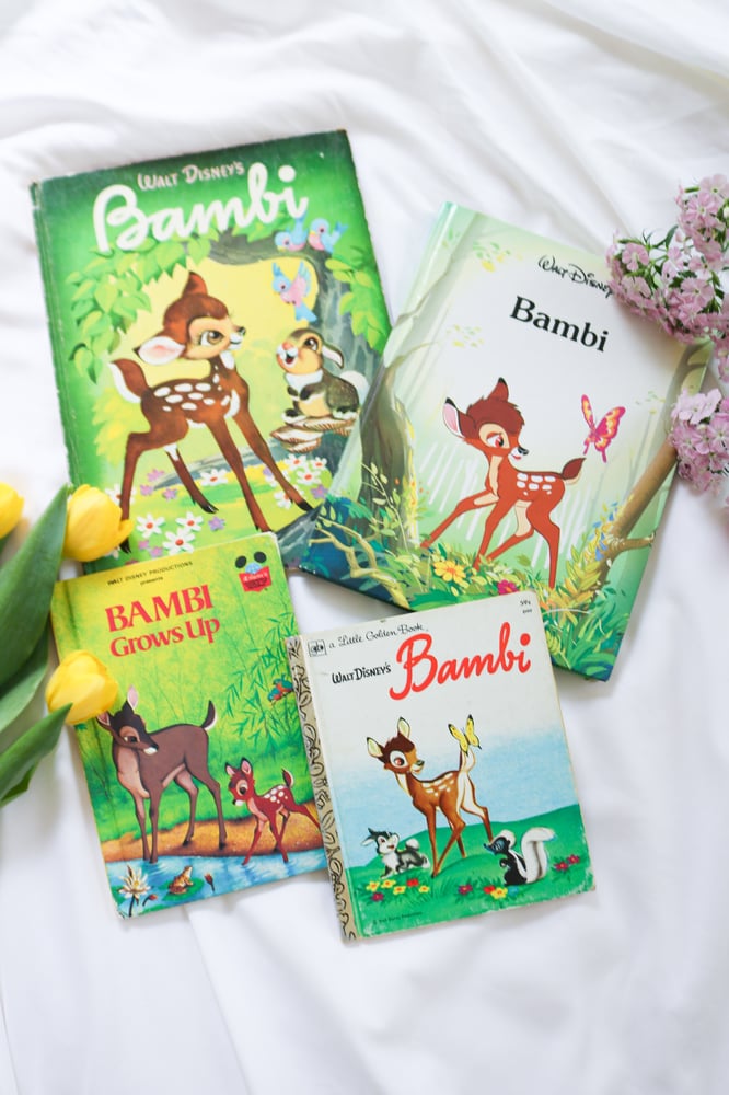 Image of Vintage Bambi Coffee Table Book Bundle - Set of 4