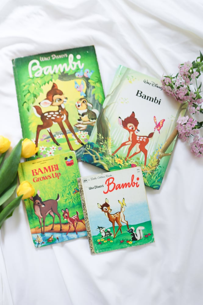 Image of Vintage Bambi Coffee Table Book Bundle - Set of 4