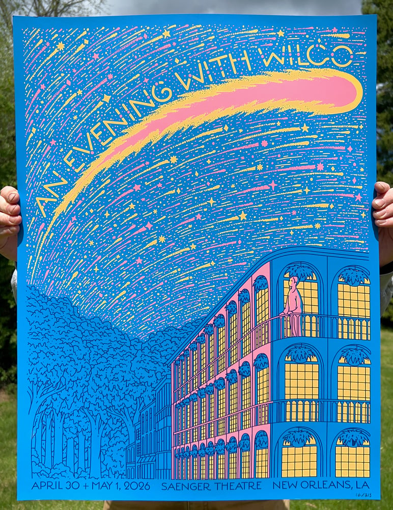 Image of "Wilco" New Orleans Poster