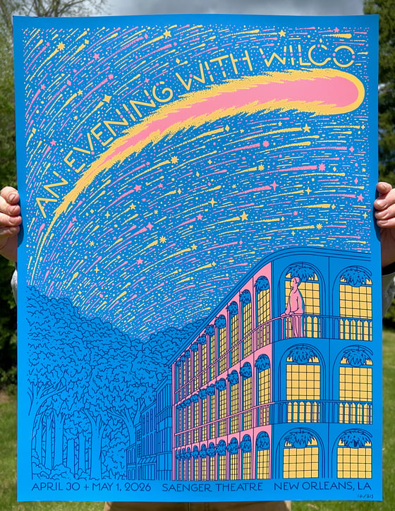 Image of "Wilco" New Orleans Poster