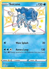 Suicune - Shining Fates: Shiny Vault - Near Mint