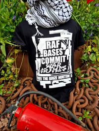 RAF commit war crimes t.shirt - black