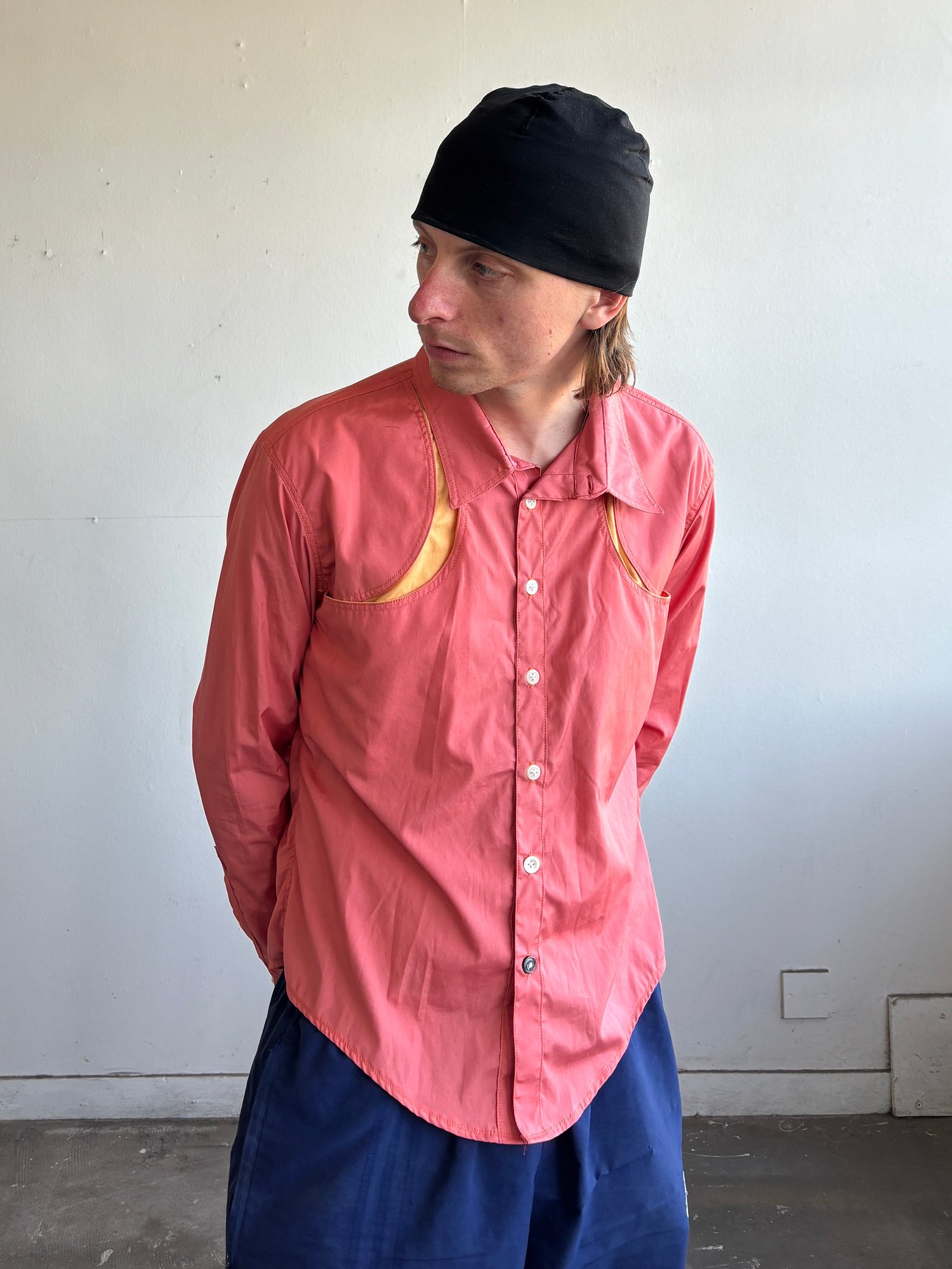 Shopper Shirt Peach Medium