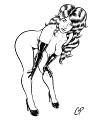 OPERA GLOVES Original Art