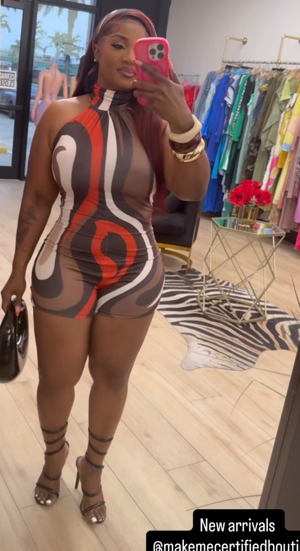 Image of THELMA ROMPER WITH HEAD SCARF