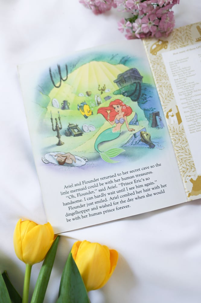 Image of Vintage Disney Princess Little Mermaid Coffee Book Bundle - Set of 3