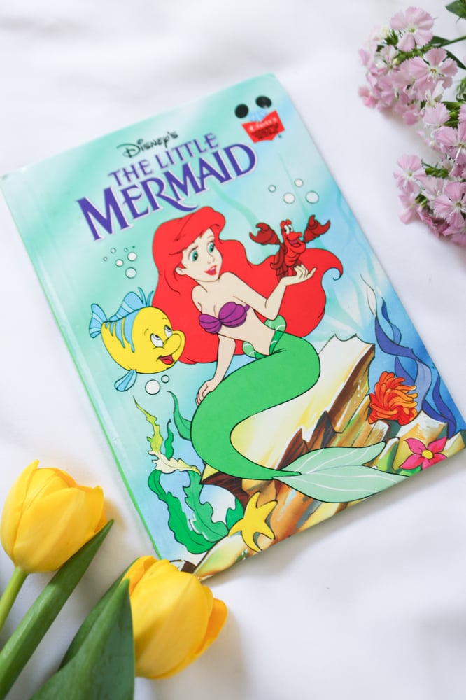 Image of Vintage Disney Princess Little Mermaid Coffee Book Bundle - Set of 3