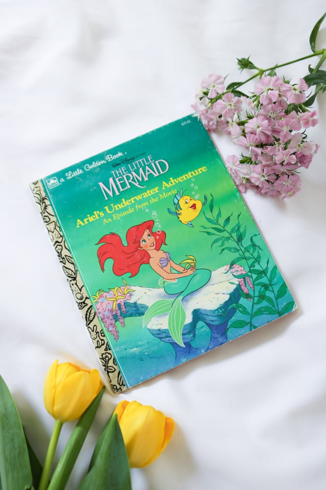 Image of Vintage Disney Princess Little Mermaid Coffee Book Bundle - Set of 3