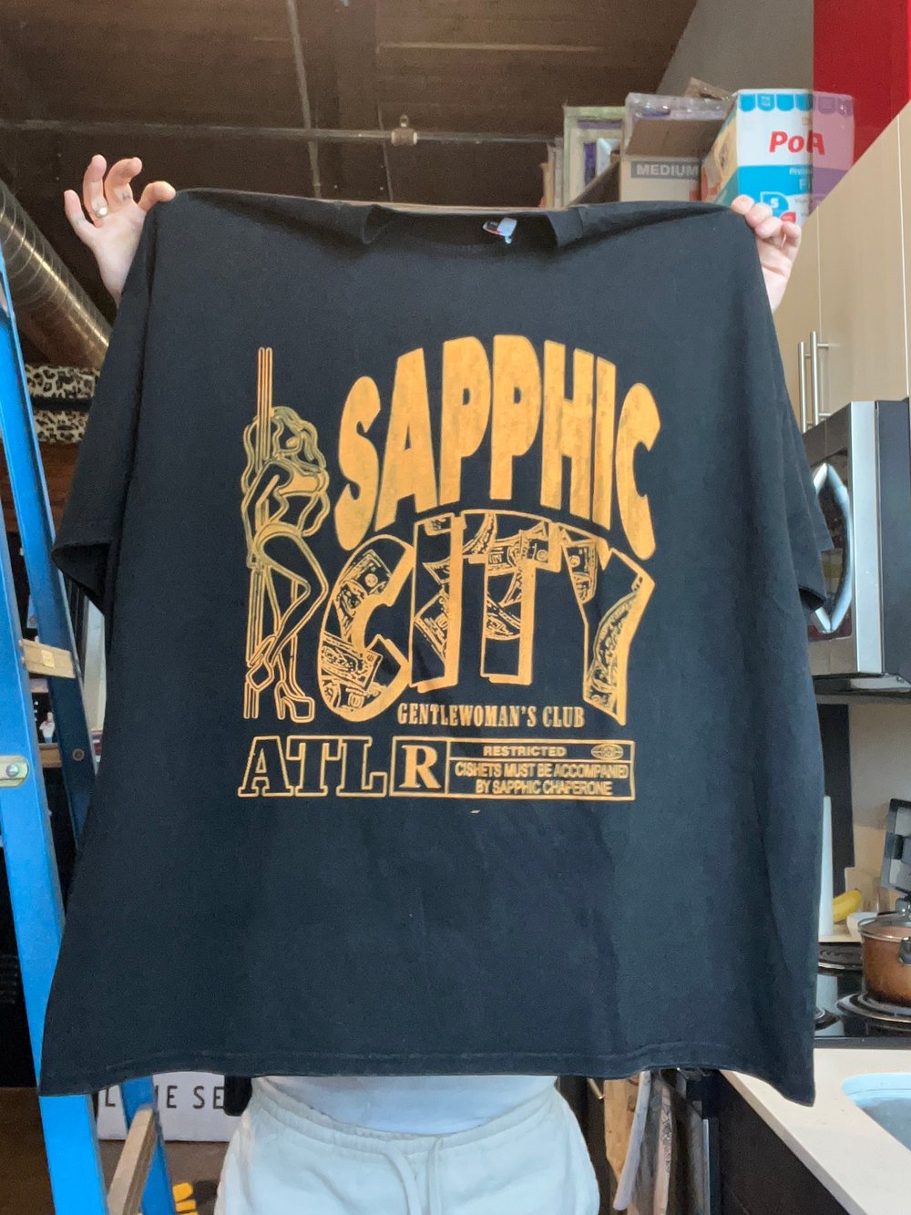 **sapphic city**DOUBLE PRINTS & DEFECT TEES**READ FOR COLOR/DESCRIPTION