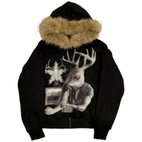 DEERHEAD - FUR ZIPUP