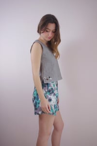 Image 3 of NINA --- short imprimé en lin