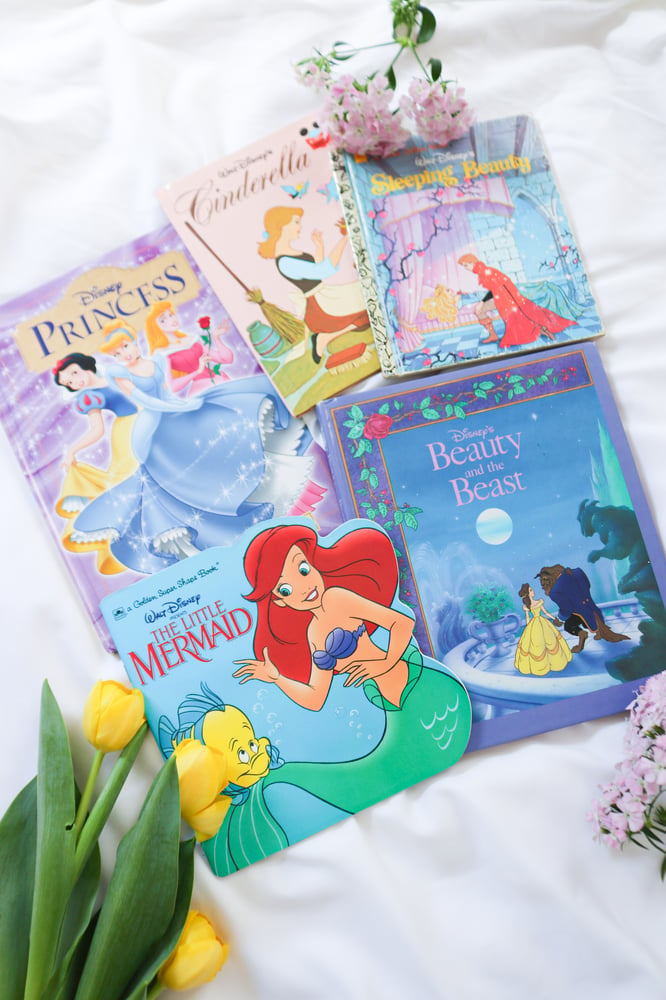 Image of Vintage to Modern Disney Princess Coffee Book Bundle - Set of 5
