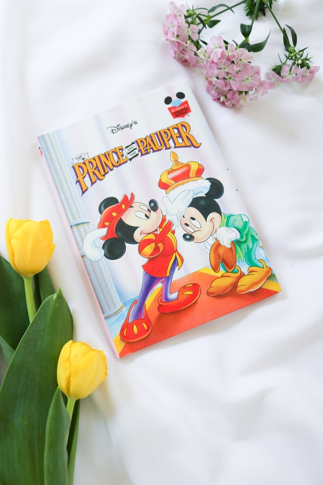 Image of Vintage Disney Mickey Mouse Coffee Table Book Bundle - Set of 4