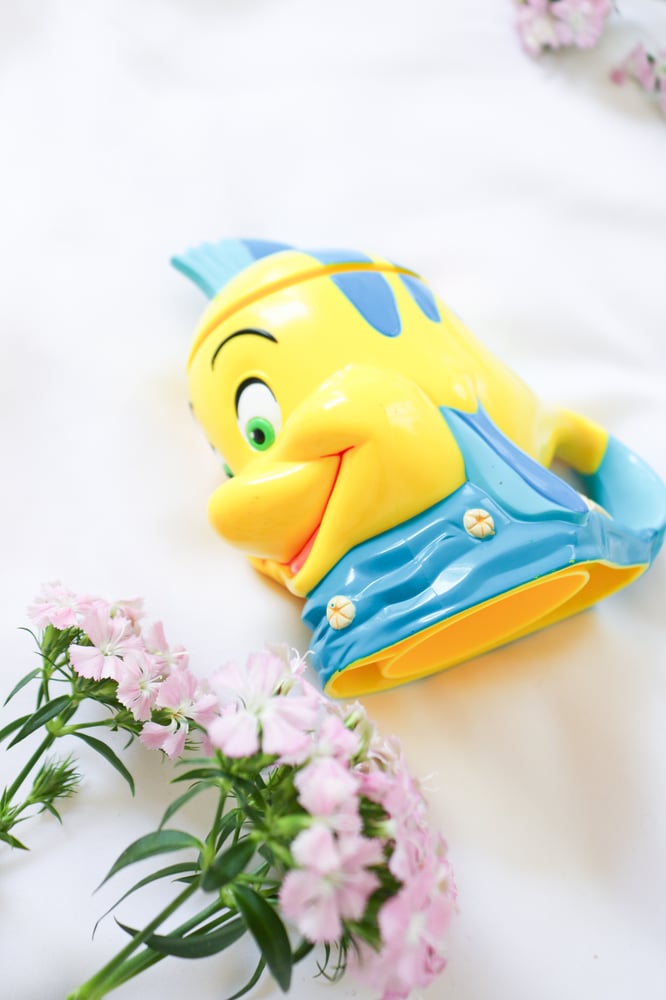 Image of 90s The Little Mermaid Flouder Disney On Ice Flip Cup