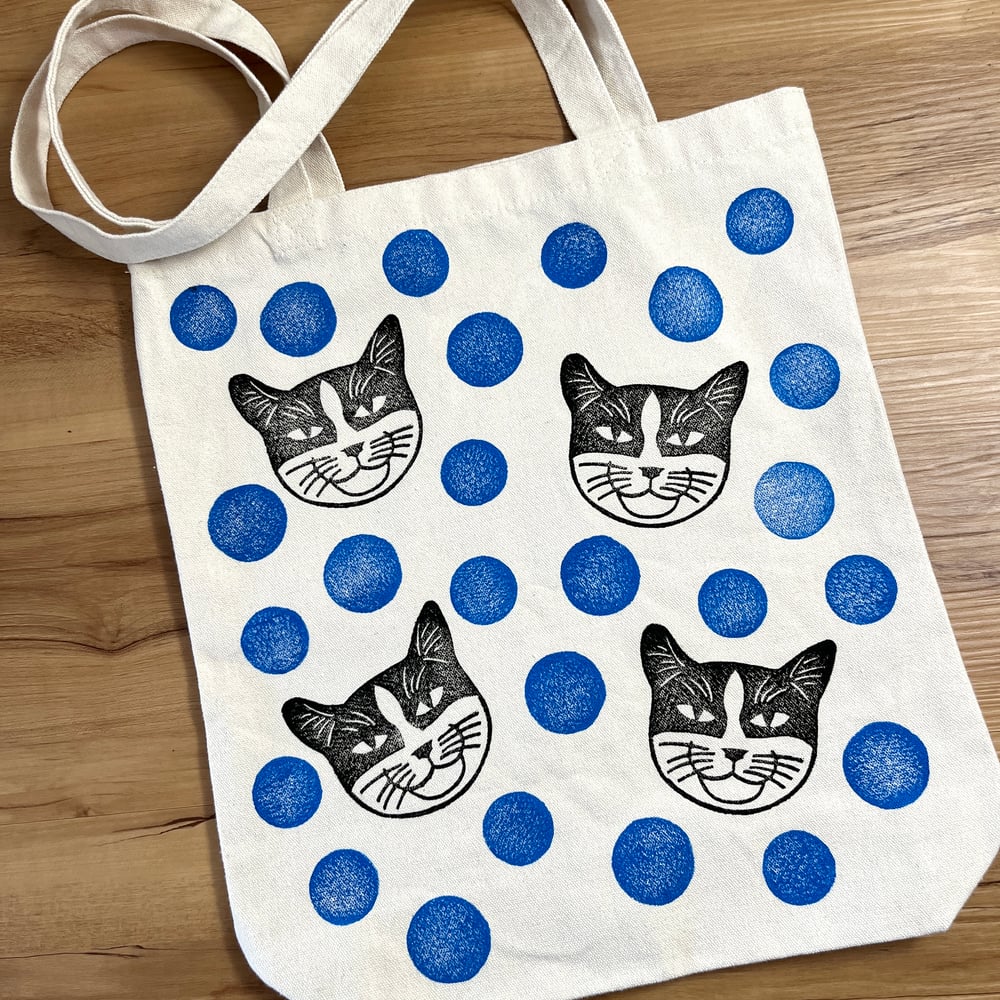 Image of Tuxedo Kitty Tote Bag (only 1 available)