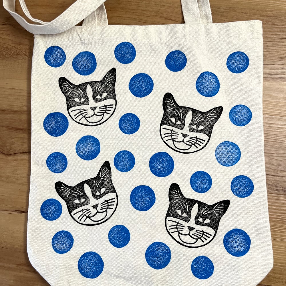 Image of Tuxedo Kitty Tote Bag (only 1 available)