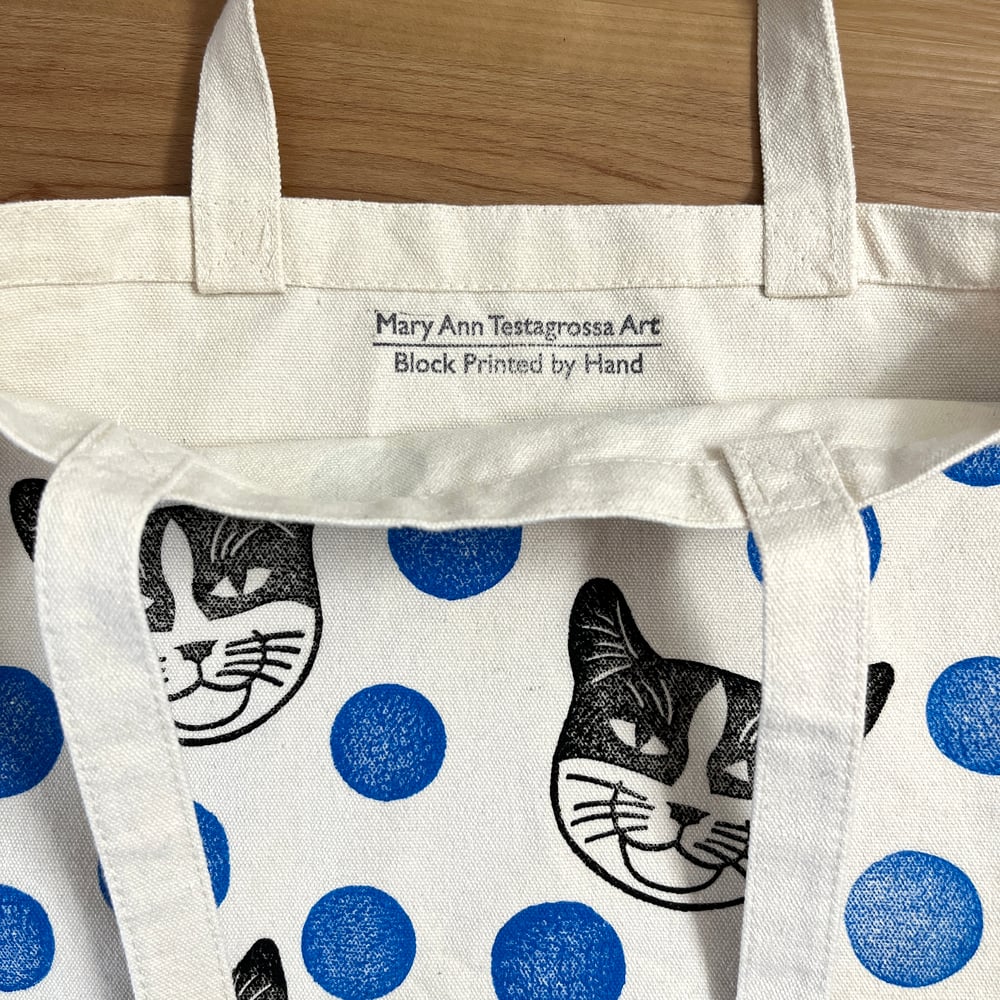 Image of Tuxedo Kitty Tote Bag (only 1 available)