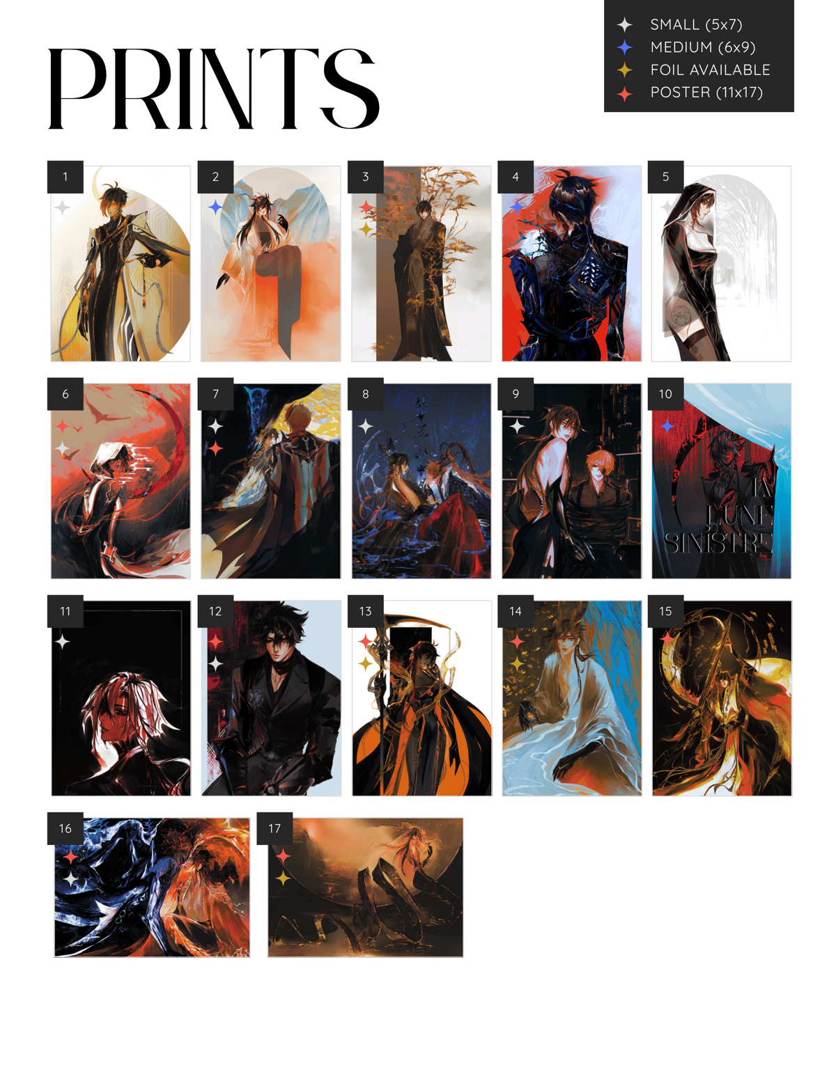Image of all | 11x17" prints
