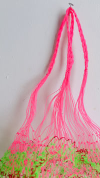 Image 2 of Mesh Bag : White, Pink, Black