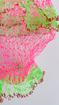 Image 1 of Mesh Bag : White, Pink, Black
