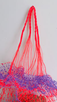 Image 2 of Mesh Bag : White, Pink, Black 1