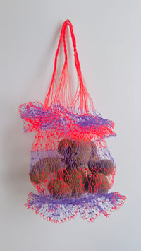 Image 1 of Mesh Bag : White, Pink, Black 1