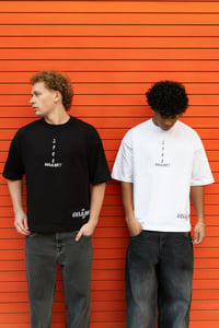 Image 3 of STENCIL TEE BLACK