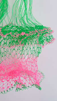 Image 1 of Mesh Bag : Pink x Green