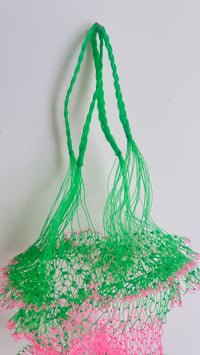 Image 3 of Mesh Bag : Pink x Green