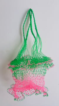 Image 2 of Mesh Bag : Pink x Green