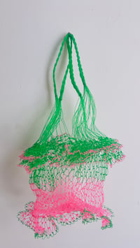 Image 4 of Mesh Bag : Pink x Green